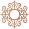 Ekena Millwork Dijon Wood Fretwork Pierced Ceiling Medallion, Cherry, 38"OD x 12 3/8"ID x 3/8"T CMWP38X38X0375DICH - alternate 3